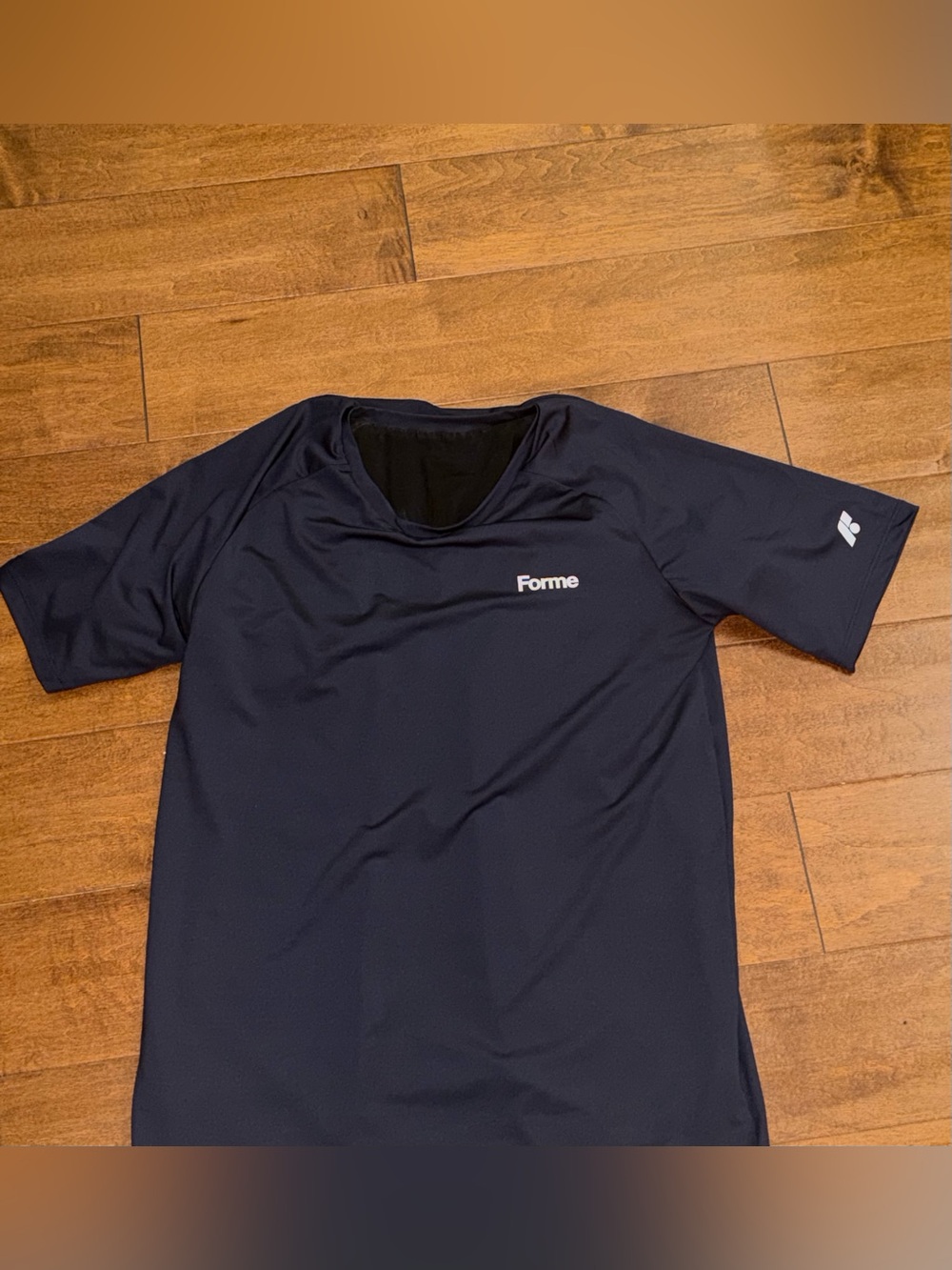 Forme Recovery Tee Shirt Mens Medium Navy Posture Correction